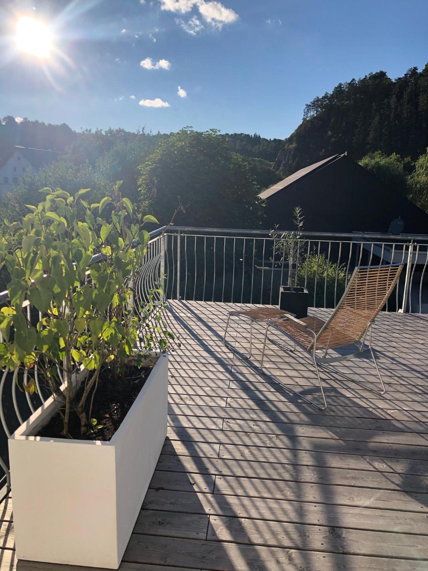 Stilvolle Wohnung Fuer 2-3 Personen - Mit Riesiger Dachterrasse Haigerloch Eksteriør bilde